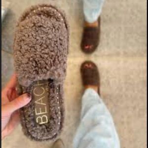 Beach by Matisse Womens Frost‎ Platform Clogs 7 Brown Sherpa Cozy Cabincore